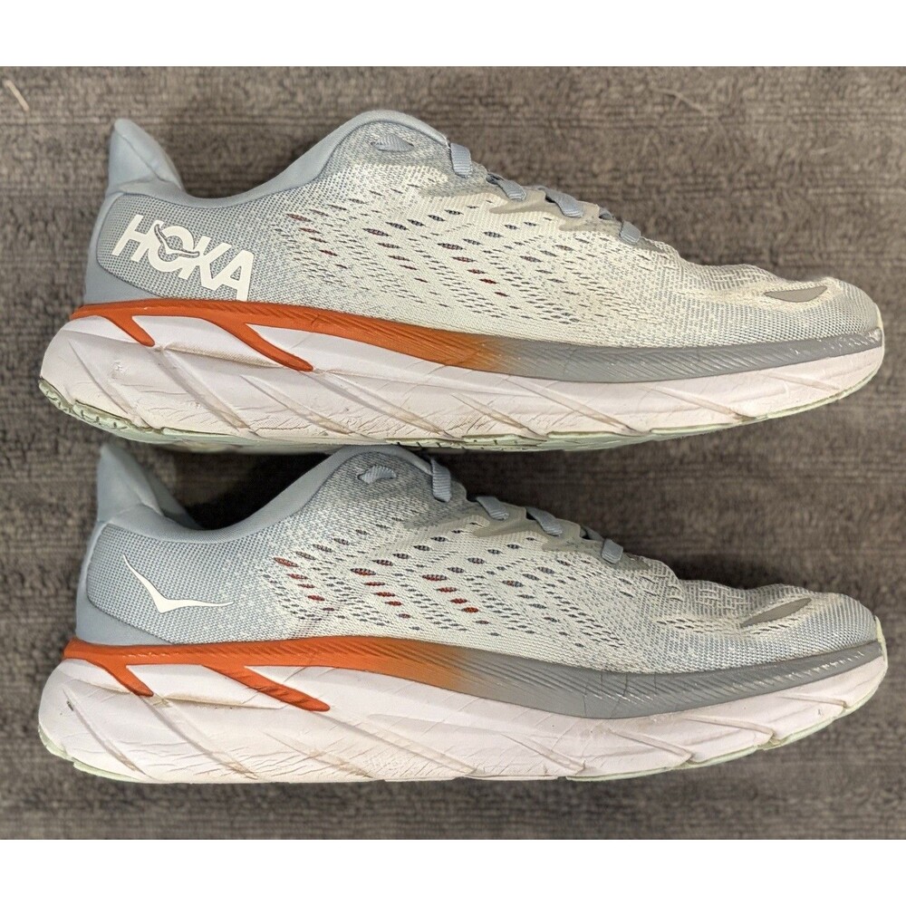 Hoka One One Clifton 8 Aquarelle Egglit Blue Running Shoes Women’s Size 8.5B